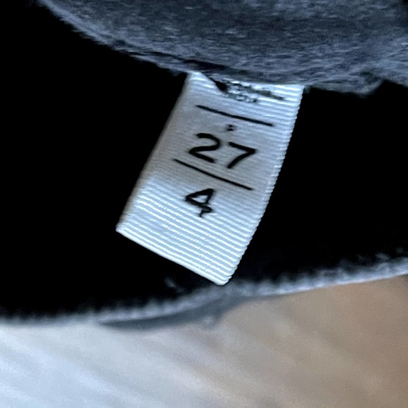 Loft Ann Taylor Denim Curvy Bootcut Jeans Black Women Size 4 Mid-Rise Stretch - Picture 8 of 9